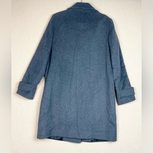 Sam Edelman Gray Pea Coat Classic Double-Breasted Style Size 12 - Picture 7 of 7